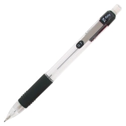 Zebra® Pen Z-Grip® Mechanical Pencils, Pack Of 24, Medium Point, 0.7 mm, Clear Barrel
