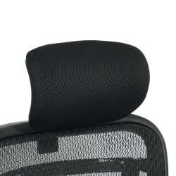 Office Star™ Space Seating 818 Series Optional Mesh Headrest, 12-1/4"H x 12-1/2"W x 6-1/2"D, Black