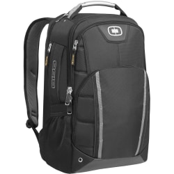 Ogio Axle Carrying Case (Backpack) for 16" to 17" iPad Notebook - Black - Ripstop Body - Checkpoint Friendly - Handle, Shoulder Strap, Hand Strap - 19.3" Height x 13" Width x 9.3" Depth