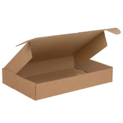 Partners Brand Deluxe Literature Mailers, 19" x 12" x 3", Kraft, Pack Of 25