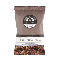 Executive Suite® Coffee Single-Serve Coffee Packets, French Vanilla, Carton Of 24