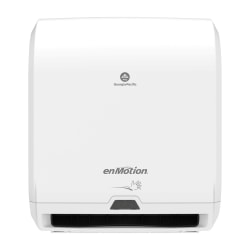 enMotion® 10" Automated Touchless Paper Towel Dispenser, 59407A, 17.3"H x 14.7"W x 9.5"D, White, 1 Dispenser