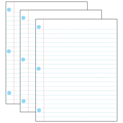 Ashley Productions Large Magnetic Notebook Page, 12" x 15", Pack Of 3