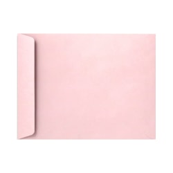 LUX Open-End Envelopes, 6" x 9", Peel & Press Closure, Candy Pink, Pack Of 50