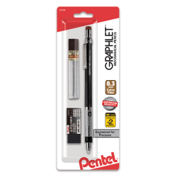 Pentel® Graphlet Mechanical Pencil, 0.3 mm, Brown Barrel