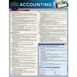 QuickStudy Guide, Accounting 1