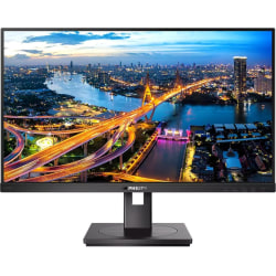 Philips 243B1 24" Class Full HD LCD Monitor - 16:9 - Textured Black - 23.8" Viewable - In-plane Switching (IPS) Technology - WLED Backlight - 1920 x 1080 - 16.7 Million Colors - Adaptive Sync - 250 Nit - 4 ms - 60 Hz Refresh Rate - HDMI