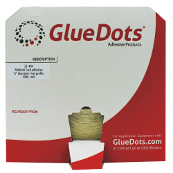 Glue Dots™, 1/2", Medium Tack, Case Of 3,000