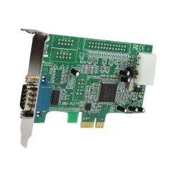 StarTech.com 1-Port Low Profile Native RS232 PCI Express Serial Card With 16550 UART