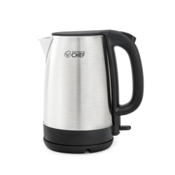 Commercial Chef 1.7L Stainless Steel Cordless Kettle, Silver