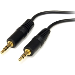 StarTech.com 6 ft 3.5mm Stereo Audio Cable - M/M - Audio cable - mini-phone stereo 3.5 mm (M) - mini-phone stereo 3.5 mm (M) - 1.8 m - 6ft Stereo Audio Cable - RCA Cable - RCA Y Adapter - 3.5 to RCA Cable