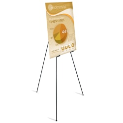 Office Depot® Brand Instant Display Easel, Table Top Size, Black