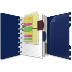 TOPS® Versa Crossover Spiral Notebook, 6" x 9", Ruled, 60 Sheet, Navy