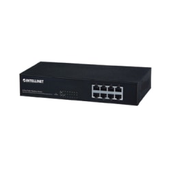 Intellinet® 8-Port Fast Ethernet PoE+ Switch, 560764