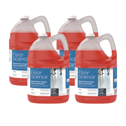 Diversey™ Floor Science Neutral Floor Cleaner Concentrate, Citrus Scent, 1 gal, 4/Carton