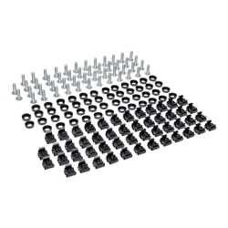 Tripp Lite Rack Enclosure Square Hole Hardware 12-24 Screws & Washers 50PC - Rack mounting kit - black