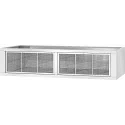 APC by Schneider Electric Uniflair Sub Base Plenum 500mm (20") Front Discharge Frame Size 7 - SE White - Frame Size 7 - White