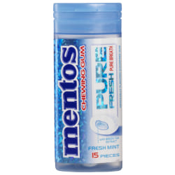 Mentos® Pure Fresh Mint Gum Pocket Bottle, 0.046 Oz