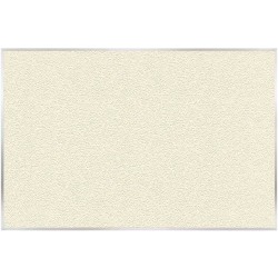 Ghent Vinyl Bulletin Board, 36"H x 60"W, Aluminum Frame, Ivory