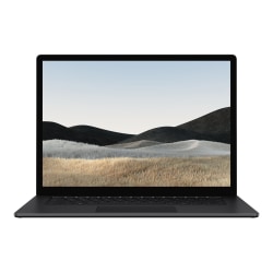 Microsoft Surface Laptop 4 15" Touchscreen Laptop - Intel Core i7 11th Gen i7-1185G7 Quad-core 8 GB RAM - 512 GB SSD - Matte Black  - Windows 10 Pro - Intel Iris Xe Graphics