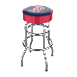 Imperial MLB Backless Swivel Bar Stool, Boston Red Sox