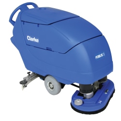 Clarke® Focus II 34" Disc Walk Behind Auto Scrubber With Onboard Chemical Mixing System