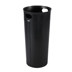 Alpine Industries 27 Gal. Plastic Waterproof Round Trash Can Insert Liner with Handles for Indoor Trash Can