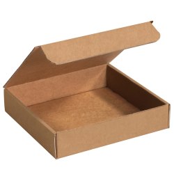 Partners Brand Literature Mailers, 6" x 6" x 2", Kraft, Pack Of 50