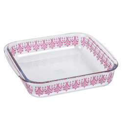 Spice By Tia Mowry Spicy Cloves Glass Square Baker, 1.8 Qt, 995119713M