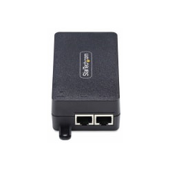StarTech.com 1-Port Gigabit PoE+ Injector, 10M/100M/1G Ethernet, PoE/PoE+ (802.3af/802.3at), 30W Power Budget, Wall Mountable, Unmanaged