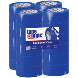 Tape Logic® 3000 Painter's Tape, 3" Core, 2" x 180', Blue, Case Of 24