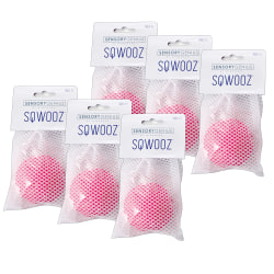 MindWare MindWave Sensory Genius Sqwooz Stress Balls, Pack Of 6 Balls