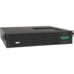 Tripp Lite UPS Smart Online 2200VA 1800W Rackmount 120V LCD USB DB9 Preinstalled SNMPWEBCARD 2URM - 2U Tower/Rack/Wall Mountable - 4 Minute Stand-by - 100 V AC, 110 V AC, 115 V AC, 120 V AC, 127 V AC Input