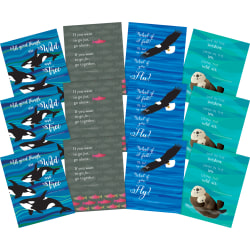 Barker Creek Art Prints, 8" x 10", Sea & Sky Collection, Set Of 12 Prints