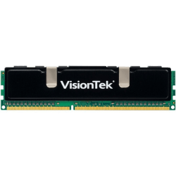 VisionTek 4GB DDR3 1333 MHz (PC3-10600) CL9 DIMM Low Profile Heat Spreader - Desktop - DDR3 RAM - 4GB 1333MHz DIMM - PC3-10600 Desktop Memory Module 240-pin CL 9 Unbuffered Non-ECC 1.5V 900385