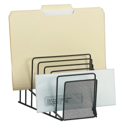 Office Depot® Brand Mesh Wire Step File  Black