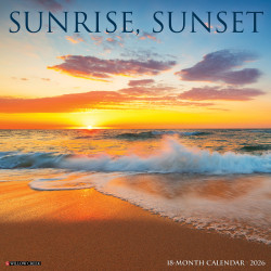 2026 Willow Creek Press Scenic Monthly Wall Calendar, 12" x 12", Sunrise, Sunset, January To December, 52914