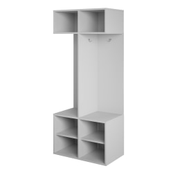 Ameriwood™ Home Nathan Kid’s 6-Cube Storage Unit, 56-5/8"H x 23-5/8"W x 14"D, Gray