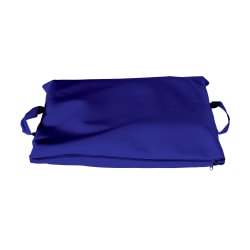 DMI® Duro-Gel Flotation Cushion, With Polyester/Cotton Cover, 16" x 18", Navy