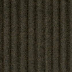 Foss Floors Mod Mat Rib Peel & Stick Carpet Tiles, 18" x 18", Mahogany, Set Of 10 Tiles