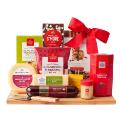 Hickory Farms; Share the Season Holiday Cutting Board Gift Set