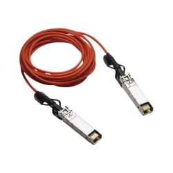 HPE Aruba Direct Attach Copper Cable - 10GBase direct attach cable - SFP+ (M) to SFP+ (M) - 10 ft - twinaxial - passive - for HPE Aruba 2540 48, 2930F 24, 2930M 24, 6200F 12, 6200M 24, 83XX; CX 10000, 6405 v2, 8360
