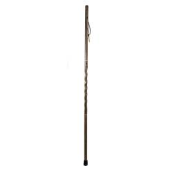 Brazos Walking Sticks™ Traveler's Collapsible Twisted Oak Walking Stick, 55", Brown