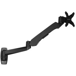 Mount-It MI-35114 Height-Adjustable Monitor Wall Mount, 6"H x 4"W x 27"D, Black
