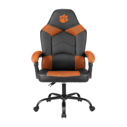 Imperial NCAA Adjustable Oversized Vinyl High-Back Office Task Chair, Clemson University