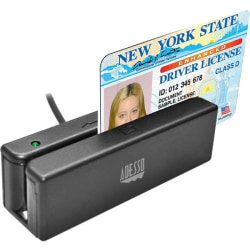 Adesso MSR-100 - Magnetic card reader (Tracks 1, 2 & 3) - USB