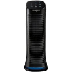 Honeywell AirGenius 5 Air Cleaner/Odor Reducer, 250 Sq. Ft. Coverage, 26 13/16"H x 10"W x 10"D, Black