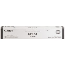 Canon GPR-51 Original Laser Toner Cartridge - Black - 1 Each - 19000 Pages