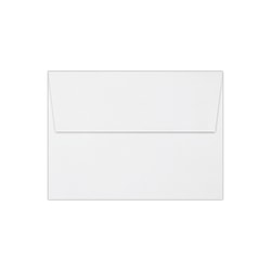 LUX Invitation Envelopes, A7, Peel & Stick Closure, White, Pack Of 500