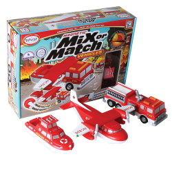 Popular Playthings Magnetic Mix Or Match Vehicles, Fire